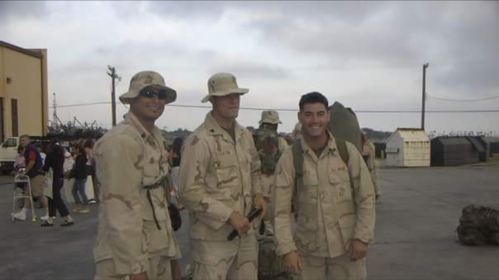 Tracey returning from Iraq